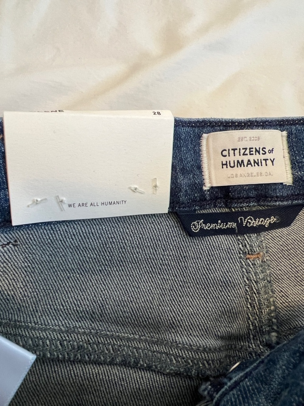 Citizens Of Humanity | Women’s Size 28 | NWT High Rise Vintage Slim Blue Denim - Picture 2 of 13